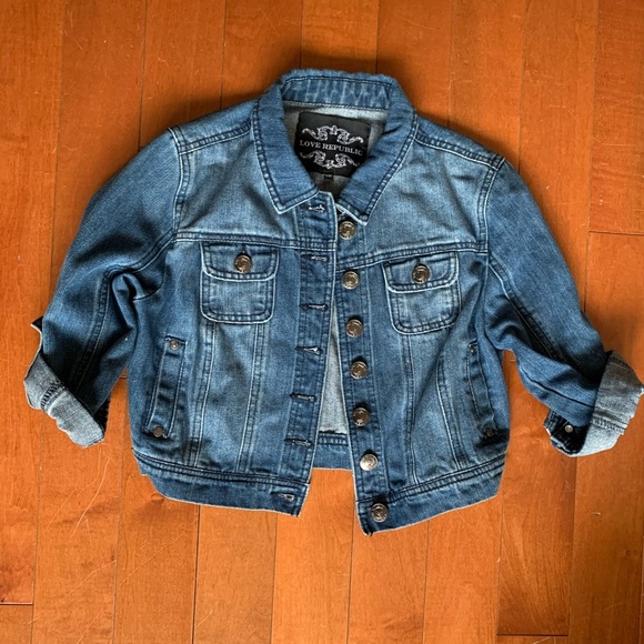 Love Republic denim jean jacket. Size Medium - Picture 1 of 6